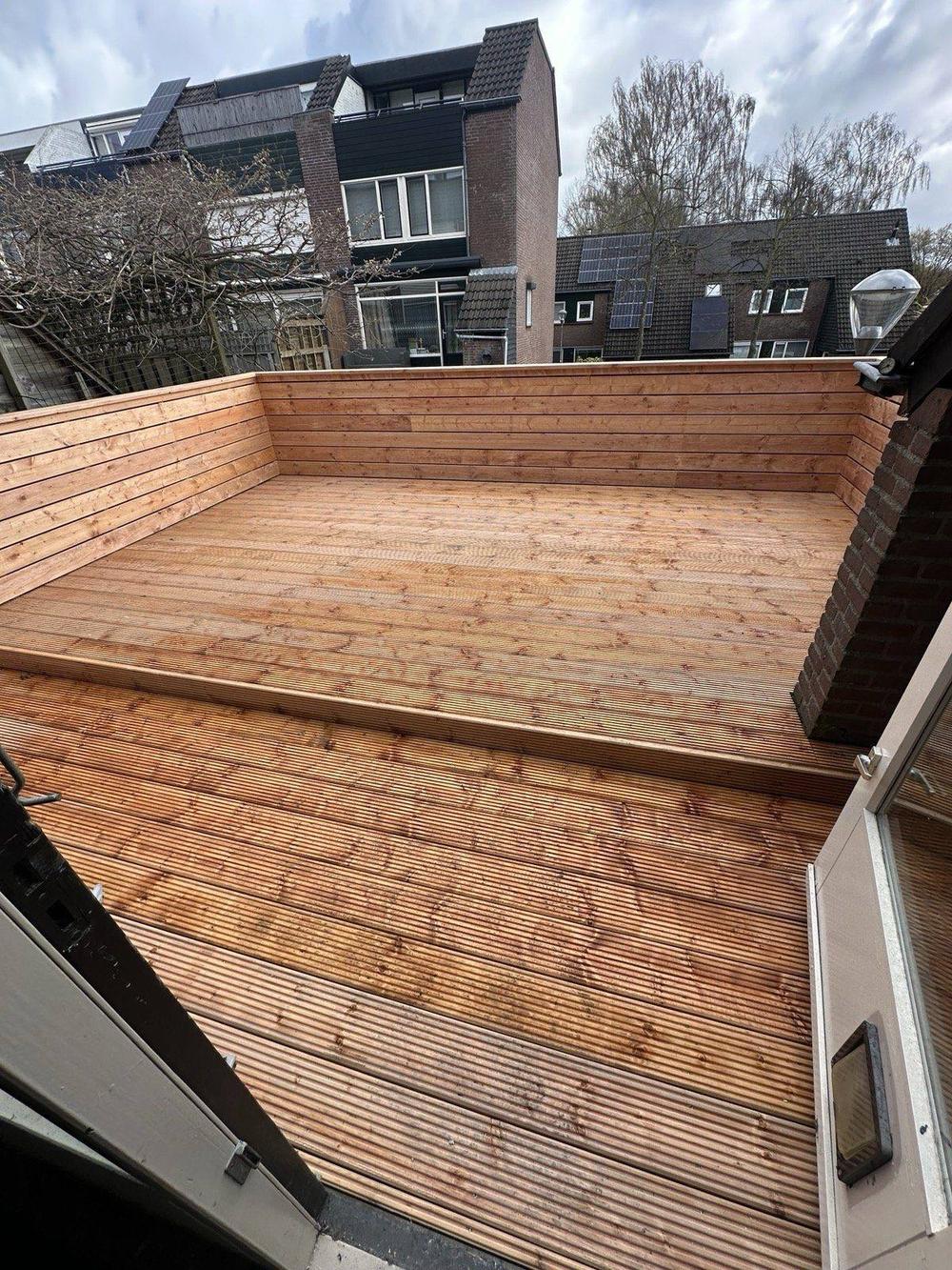 Houten dakterras