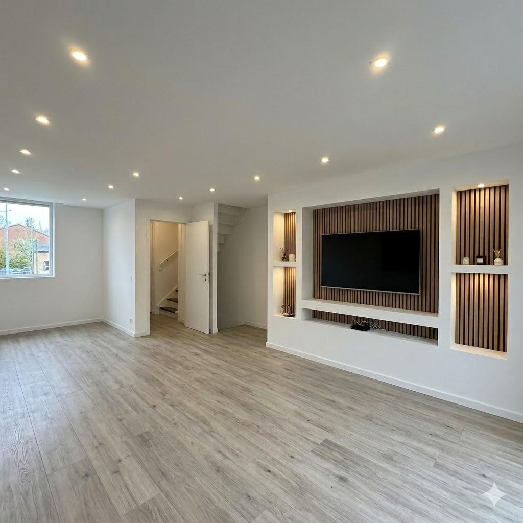 Woonkamer na renovatie